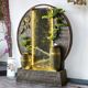 
Water curtain wall, flowing water screen, partition, living room, circulating landscape ornaments, fountain, fish pond, P-shaped landscape, courtyard, garden cloth