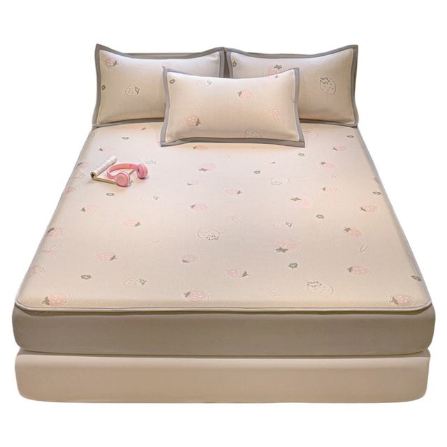 
Category a maternal and infant grade fitted sheets Bingdoudou mat w three pieces customized any size tatami heightening and lengthening for summer