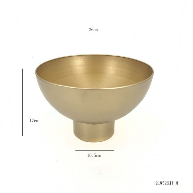 Simple high-leg orchid pot, golden iron wide-mouth flower pot, festival decoration, butterfly orchid pot, home gardening flower pot