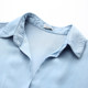 Tennis denim shirt for women in spring and summer new Korean style slim mid-sleeved loose versatile jacket base shirt top trendy