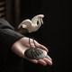Refiners Creative Ceramics Crane Display Home Tea Table Decoration Words Fish Tank Landscape Micro Landscape Gardening Accessories
