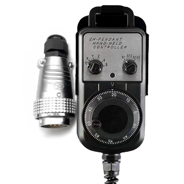 Hand wheel pulse generator hand pulse control machine bed car processing center sculpture Naka electronic hand wheel CNC
