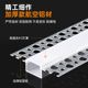 
Pre-embedded COB linear linear lamp, concealed gray aluminum alloy lamp trough, living room lamp with aluminum trough