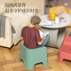 
2023 Summer Home Backrest Baby and Children Stackable Thickened Simple Small Anti-Slip Baby Dining Chair