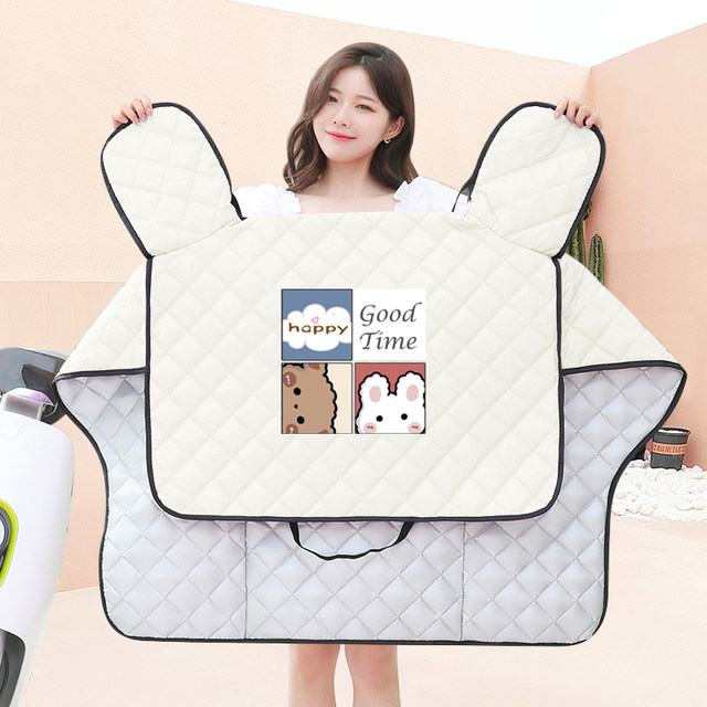 2025 electric motorcycle windshield is covered by summer sun protection thin four-season electric car rainproof sunshade spring and autumn