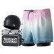 Swim trunks, men's swimming equipment, full set of adult swimsuits, goggles, and caps, three-piece set, boxer double-layer hot spring suit