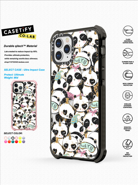 Hong Kong purchasing CASETiFY silly red panda suitable for IPHONE15/14/13/12/PROMAX mobile phone case