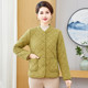 Middle-aged mother with velvet thickened cotton coat coat corduroy cotton coat 2025 winter middle-aged and elderly women's cotton jacket inner liner