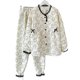 Air cotton confinement clothes autumn and winter style postpartum pure cotton thickened maternity pajamas for pregnant women in November