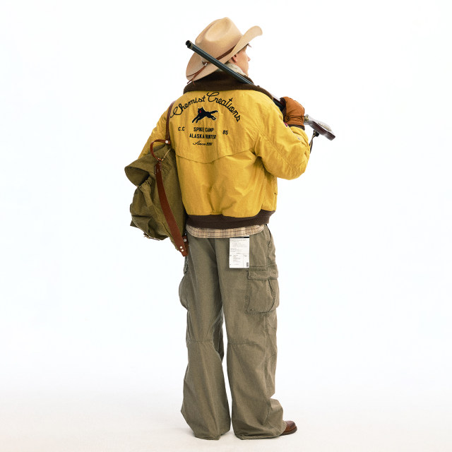
Chemicals Alaska Deer Hunter Hair Collar Icefield B-15 Jacket J4_DGY/_B-15JACKET