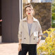 Short windbreaker jacket for women's small 2025 spring and autumn new high-end Korean version loose casual suit collar top