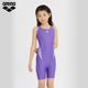 
arena children's swimsuit girls professional training one-piece flat horn swimsuit 25 years new swimsuit anti-chlorine quick-drying