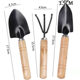 Flower planting tools household vegetable gardening gardening loose soil flower shovel potted flower arrangement planting tools three-piece set small shovel
