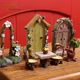 Elf House Resin Door Tables and Chairs Succulent Micro Landscape Decoration Green Plants Flower Pots Garden Home Gardening Decorative Ornaments