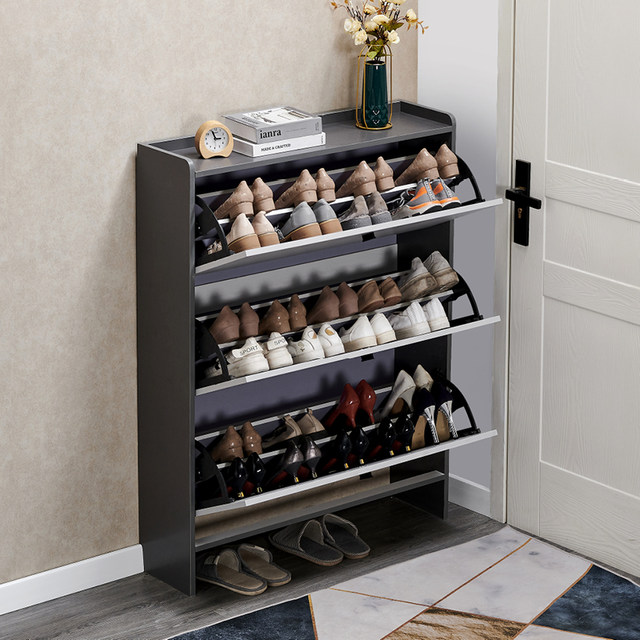 Ultra-thin shoe cabinet 17cm economical home doorway simple modern ...
