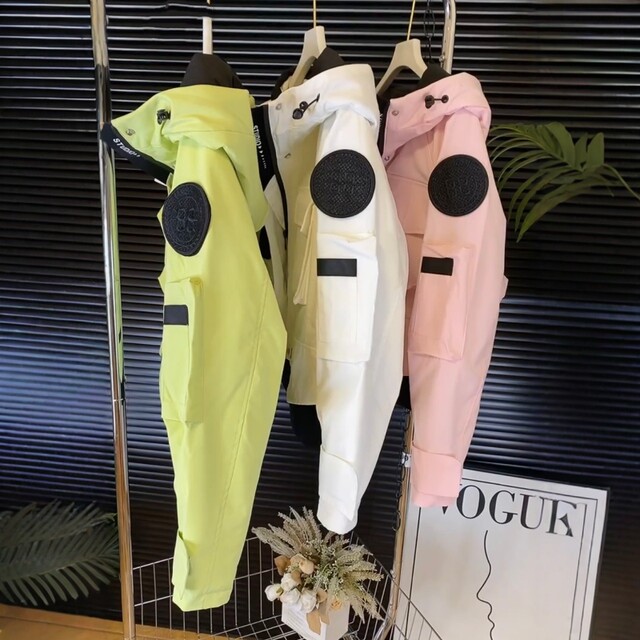 Korean version of candy color labeled cotton short jacket for women's jacket 2025 spring new casual hooded age-reducing two-cotton jacket
