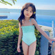 8818 Foreign Trade Children's Split Swimsuit Cute Little Girl One-piece Swimsuit Ruffled Baby Girl Bikini