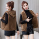 Coral Vest Women Wear loose Korean vest vest, velvet hooded jacket, middle -aged mother autumn and winter, shoulders