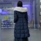 XG Xue Ge 2024 winter new hooded fur collar black long white duck down jacket for women XJ406129A990