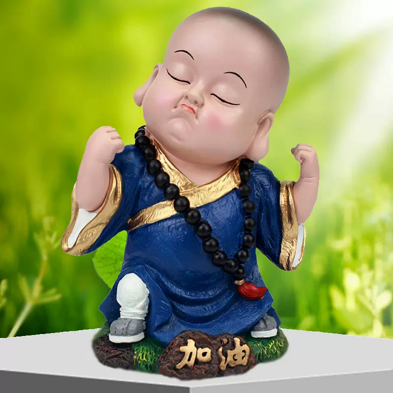 アイデアオフィス、家の装飾、禅意小沙弥置物8 アイデアオフィス、家の装飾、禅意小沙弥置物8