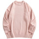 Round neck sweater men's winter oversize lazy style pullover jacket plus velvet thickened warm knitted sweater