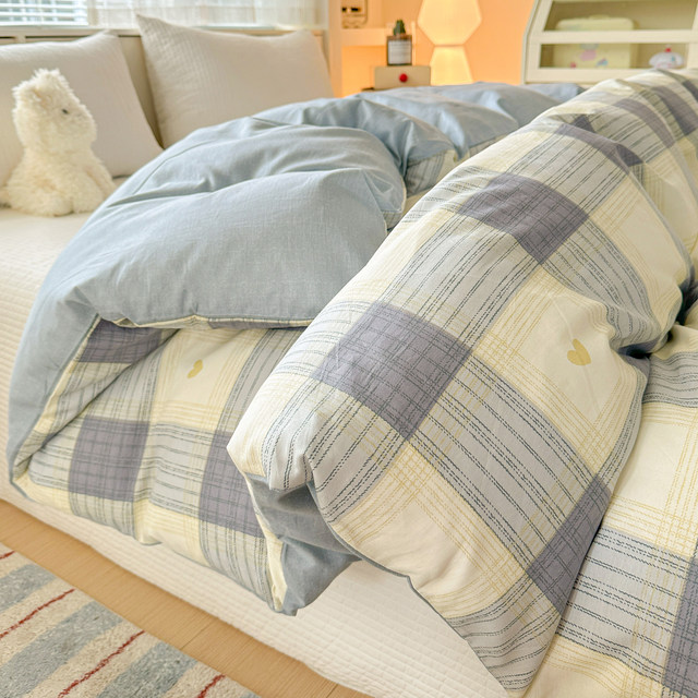 100% pure cotton quilt cover Class A mother and baby grade 60 count cotton twill quilt cover can be customized with small fresh floral single or double