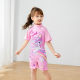 Cute girl casual swimsuits, seaside children's swimsuits, short-sleeved surfing suits, one-piece swimsuits, quick-drying