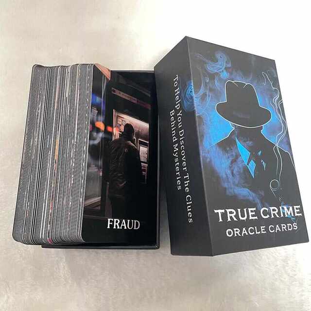 True Crime Oracle Deck Psychological Card 12x7cm Tiandi Cover English Card
