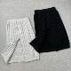 Women's Spring and Autumn and Winter Rib Drawstring Spliced ​​Quilted Pull-Wireless Elastic Waist Neat Straight Zipper Skirt