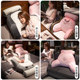 Latex bedside cushion soft waist protection pillow large backrest pregnant women sofa pillow dormitory reading pillow new pillow