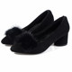 Shoes 2024 Type Shoes Terrier Wood Mink Ploved Doudou Shoes Heel High -Heeds Hermore Female Women's Winter Single Single Shoes