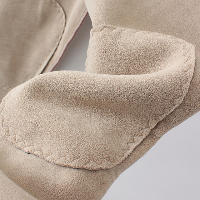 Mom's winter warm pants for women plus velvet thickened knee pads high waist middle-aged leggings grandma's autumn pants middle-aged cotton pants