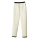 Women's winter new fleece pants, thickened straight leg, loose, large size, mom casual pants, warm cotton pants