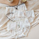 Chinese style women's ice silk panties sexy royal sister pure lust style new style lace mid-waist triangle shorts for girls