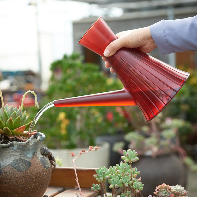 Living long-mouth watering kettle household plastic flowering watering dual-purpose watering kettle gardening stainless steel flowering kettle spraying kettle