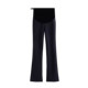 Pregnant women's flared suit trousers nine-point autumn and winter plus velvet 2025 new outer wear leggings that do not tighten the belly during pregnancy