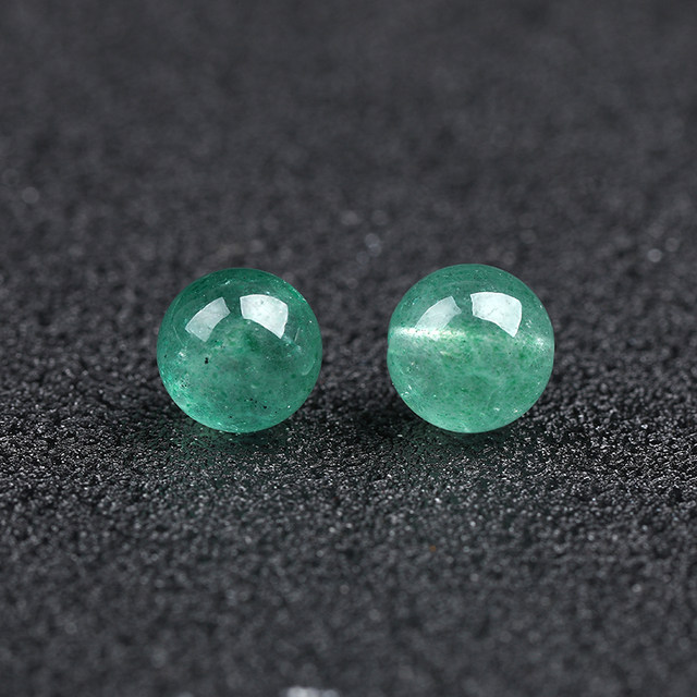 7A Green Strawberry Crystal Beads Bracelet Women's Bracelet Necklace Diy Handmade Accessories Crystal Jewelry Duobao Beads