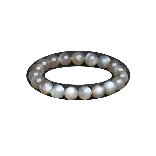 7A natural silver moonlight scattering beads for men and women's bracelet DIY handmade necklace Duobao bracelet crystal moonstone
