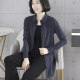 Mid -long shirt female covers her ass, fashion spring and autumn new cardigan, wearing a shirt outside Modal long sleeve top