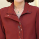 Middle-aged mothers spring 2025 new fashionable jacket top middle-aged and elderly women's trench coat spring and autumn pure cotton jacket
