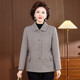 Middle-aged and elderly autumn coat women 50 years old 6070 mother dressed in spring and autumn cardigan tops grandma dressed in old lady clothes