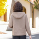 Mom Autumn Clothing 2025 New Hooded Jacket Middle-aged and Elderly Women's Casual Tops Spring and Autumn Zipper Trench Jacket