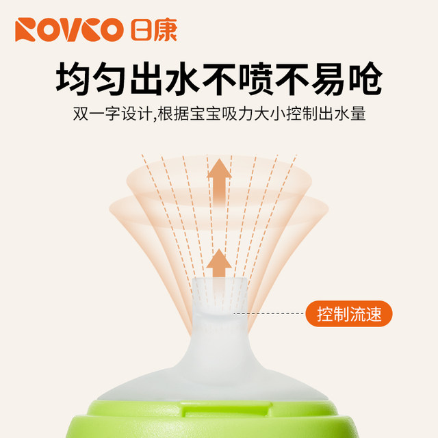 
Rikang Xue Drinking Cup Baby Drinking Cup 6 Months and Over Baby Drinking Cup Drinking Milk Drinking Cup Maternal and Infant Grade PPSU Sippy Cup