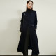 
Late white 2025 spring outfit new fashionable simple casual temperament jacket solid color wool long coat for women