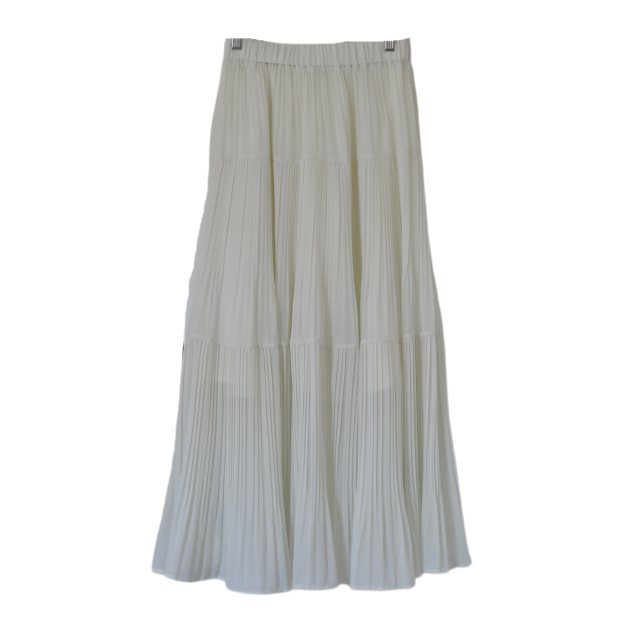 Silent Home 2025 Spring and Summer Dropping Cake Skirt Half-length Skirt Women's Slim Pleated A-line Skirt Gentle Style