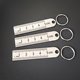 5cm small ruler 5cm mini small steel ruler stainless steel portable small ruler keychain pendant measuring small short ruler