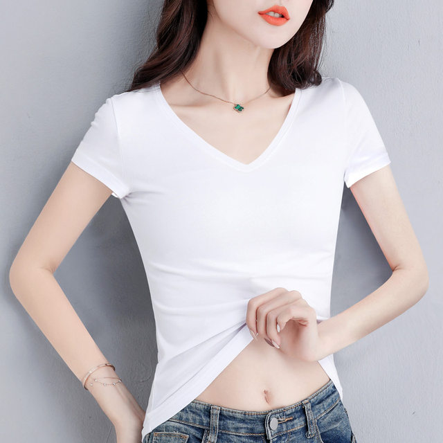 Mens Performance V Neck T Shirts - View #6
