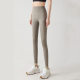 No embarrassing line white shark pants for women in spring and autumn thin style, belly-closing large size gray leggings without falling off the gear tight nine points