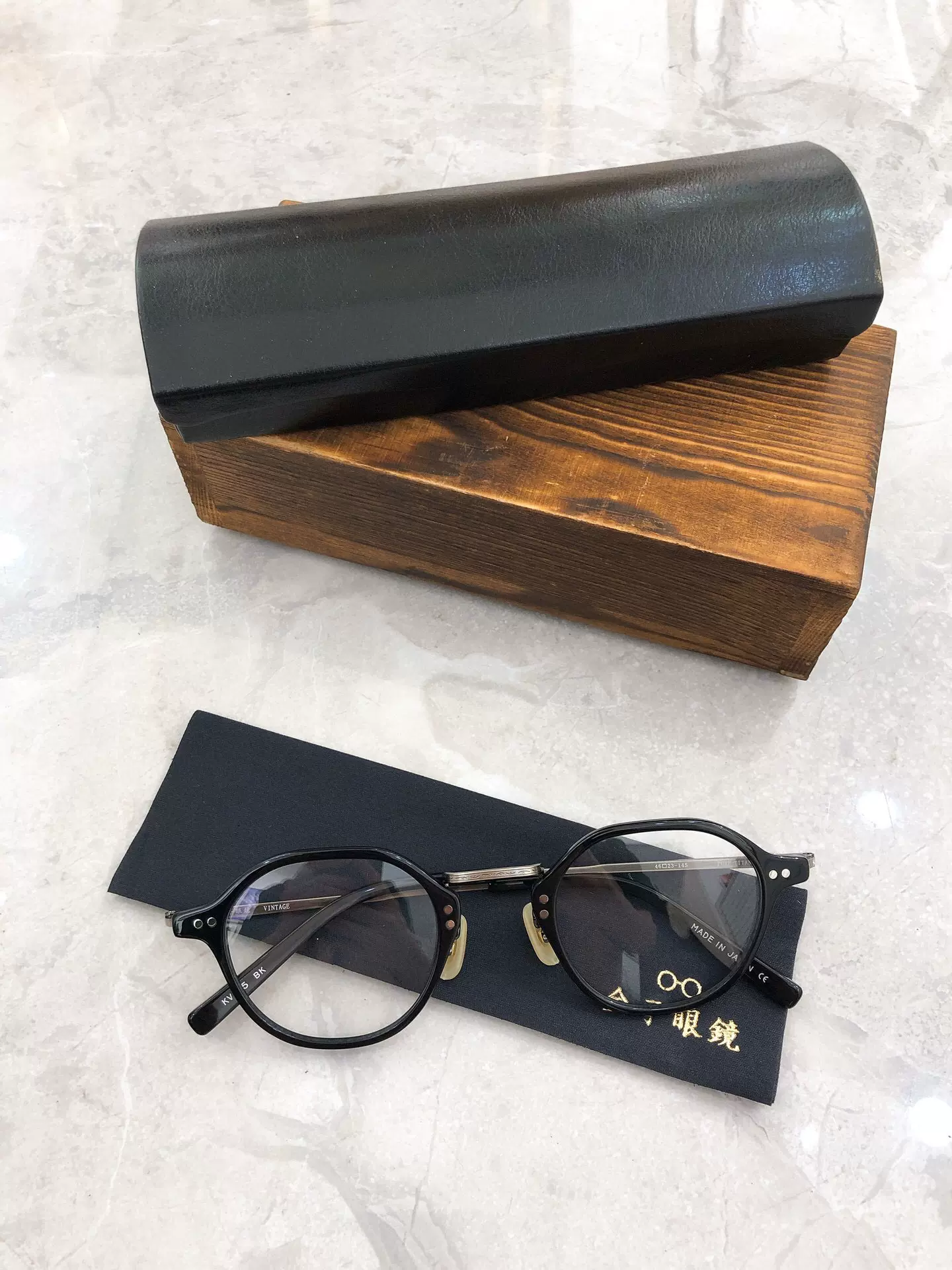 日本金子眼镜KV-85椭圆形大框近视镜超轻复古眼镜架适合大脸-Taobao