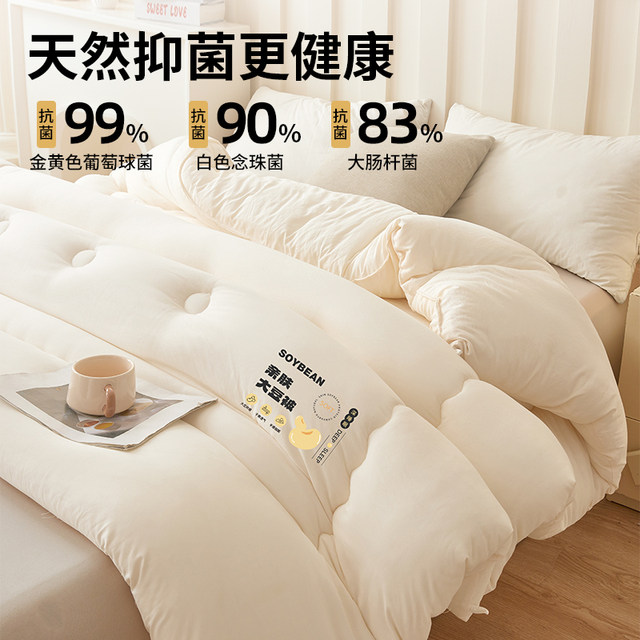 Soybean quilts in spring, autumn and winter quilt thickened warm quilt core student dormitory single summer cool air conditioner is used in all seasons